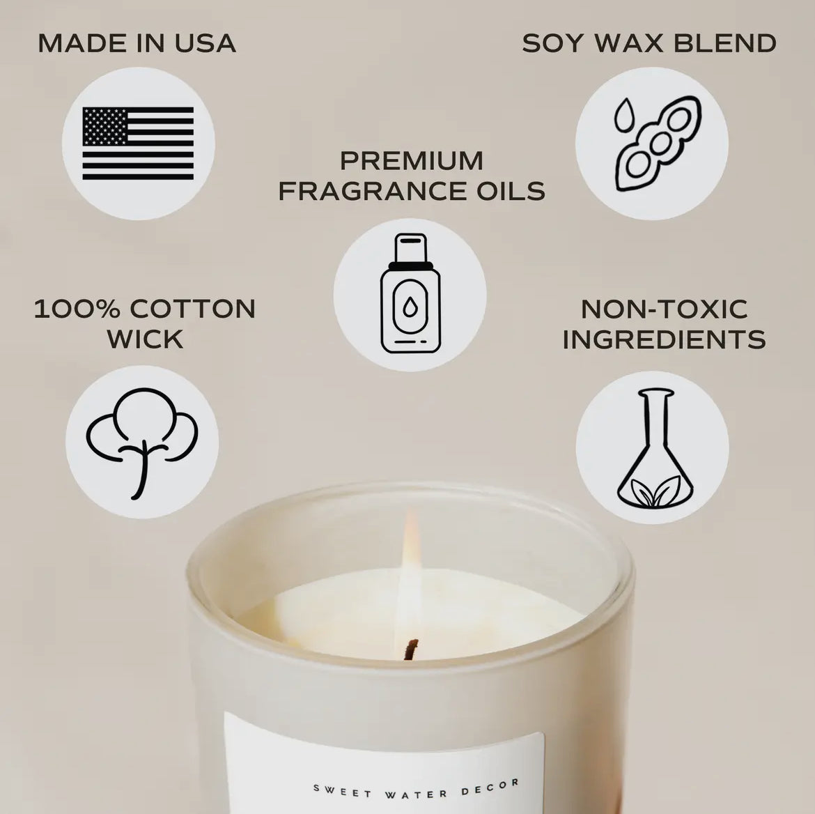 Luxury Getaway 15 oz Soy Candle, Matte Jar