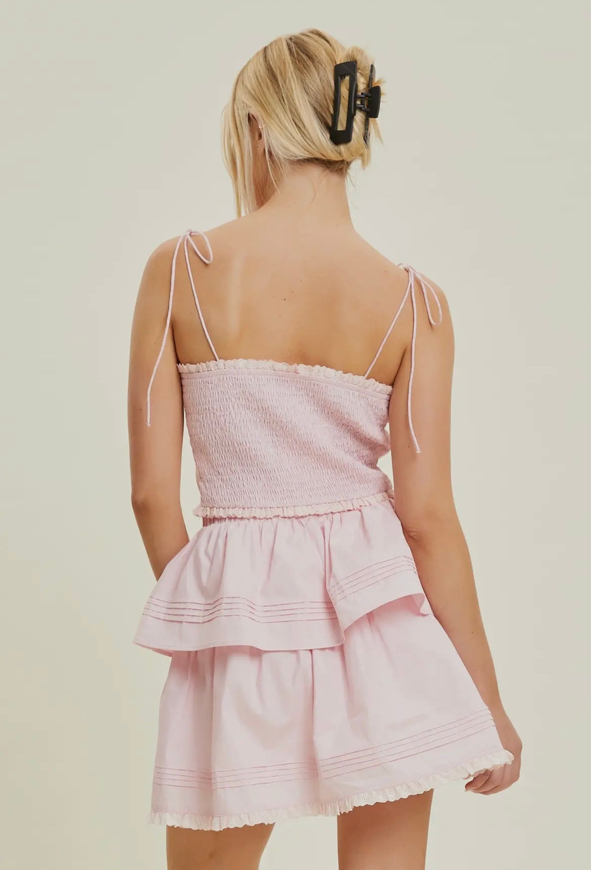 Poplin Corset Bustier Top