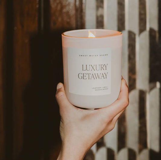 Luxury Getaway 15 oz Soy Candle, Matte Jar