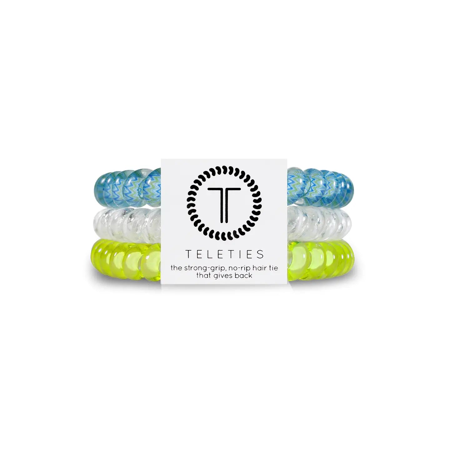 Ocean Villa - Small Spiral Hair Coils, Hair Ties, 3-Pack