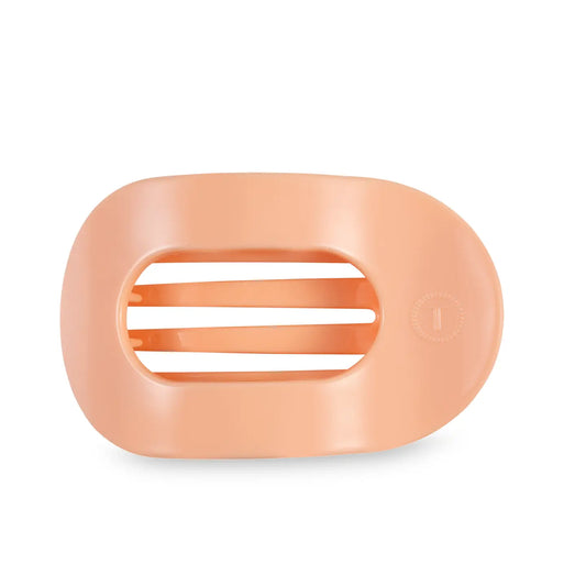 Peach Fuzz Large Flat Round Clip