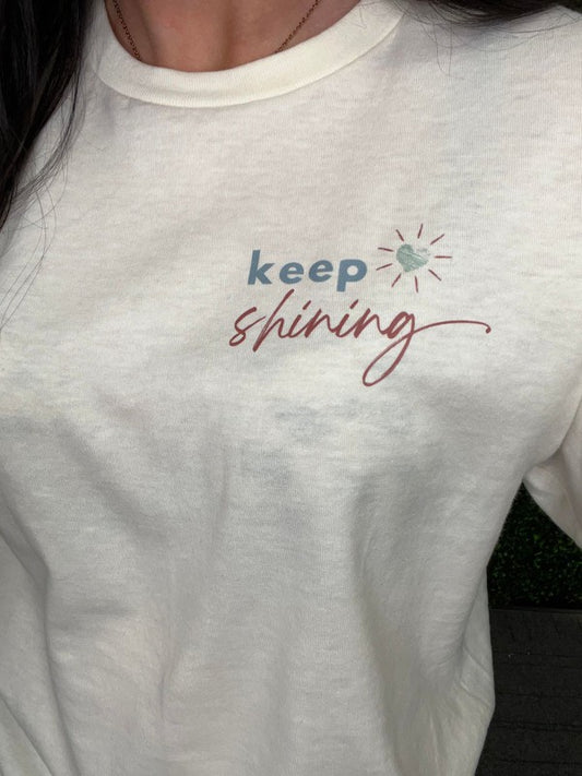 Keep Shining and Let Them Tee-CURVY