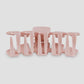 TELETIES: Classic Pearly Pink Claw Hair Clip