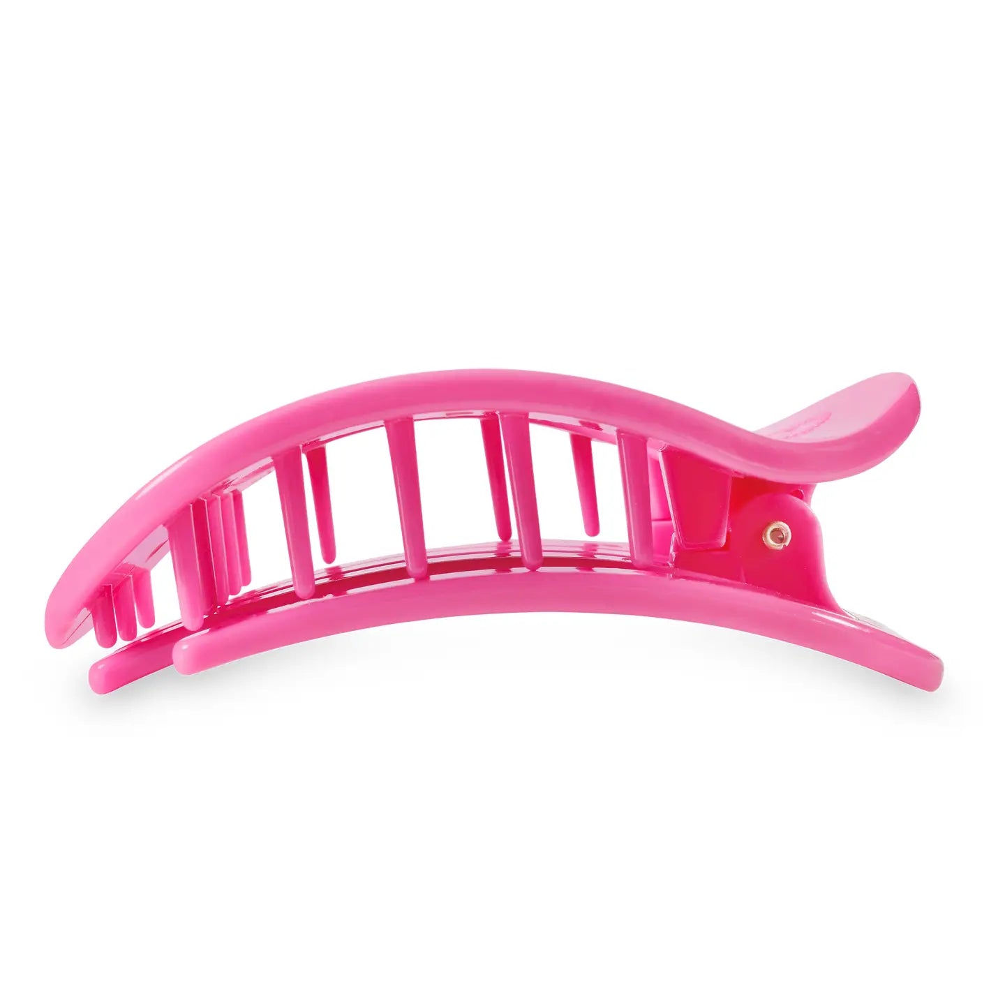 Paradise Pink Flat Round Hair Clip