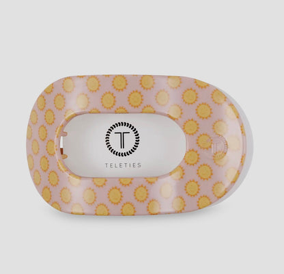 TELETIES: Sunny Days Ahead Flat Round Hair Clip