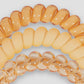 Peach Fuzz - Large Spiral Hair Coils, Hair Ties, 3-Pack