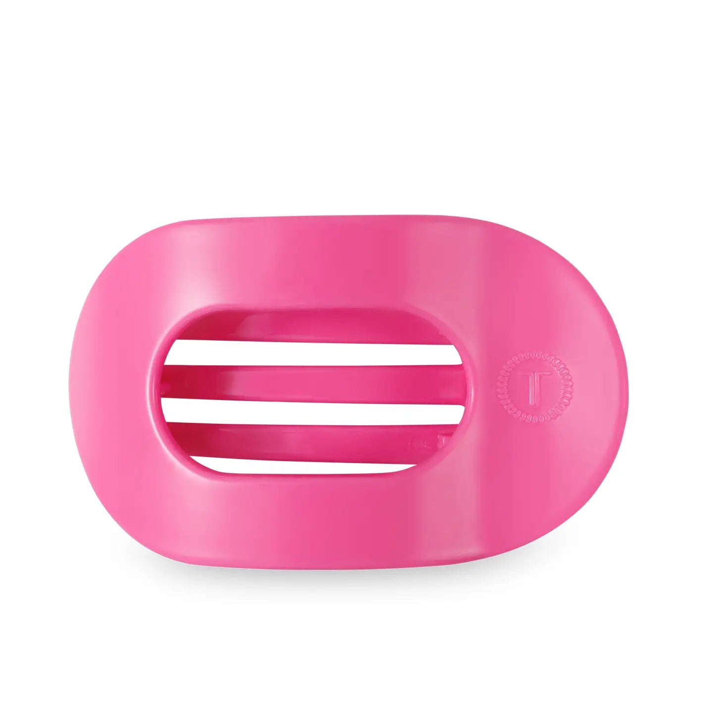 Paradise Pink Flat Round Hair Clip