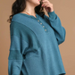 TEAL HENLEY SHIRT