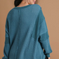 TEAL HENLEY SHIRT