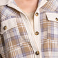 BEIGE PLAID SHACKET